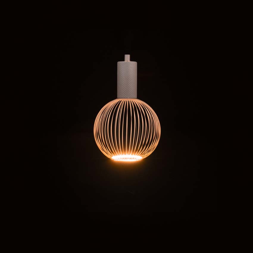 Lampe LED floating Filo - E27 - sable - Ø18cm - dimmable - 5W - 320lm - 2200K - globe Lampe LED floating Filo - E27 - sable - Ø18cm - dimmable - 5W - 320lm - 2200K - globe