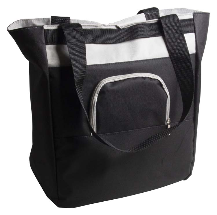 Sacoche vélo noir et gris 17 l 32x40x15.5 cm