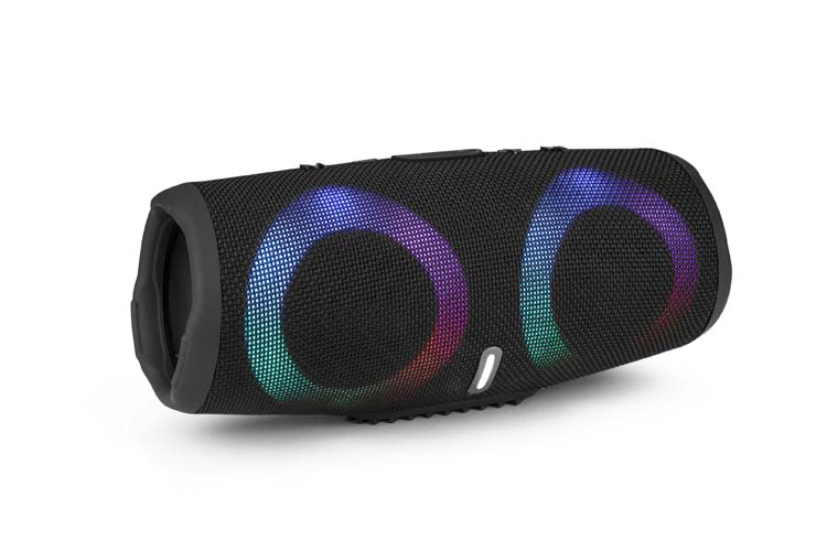Draadloze speaker 2x5W 21x8x9 cm zwart
