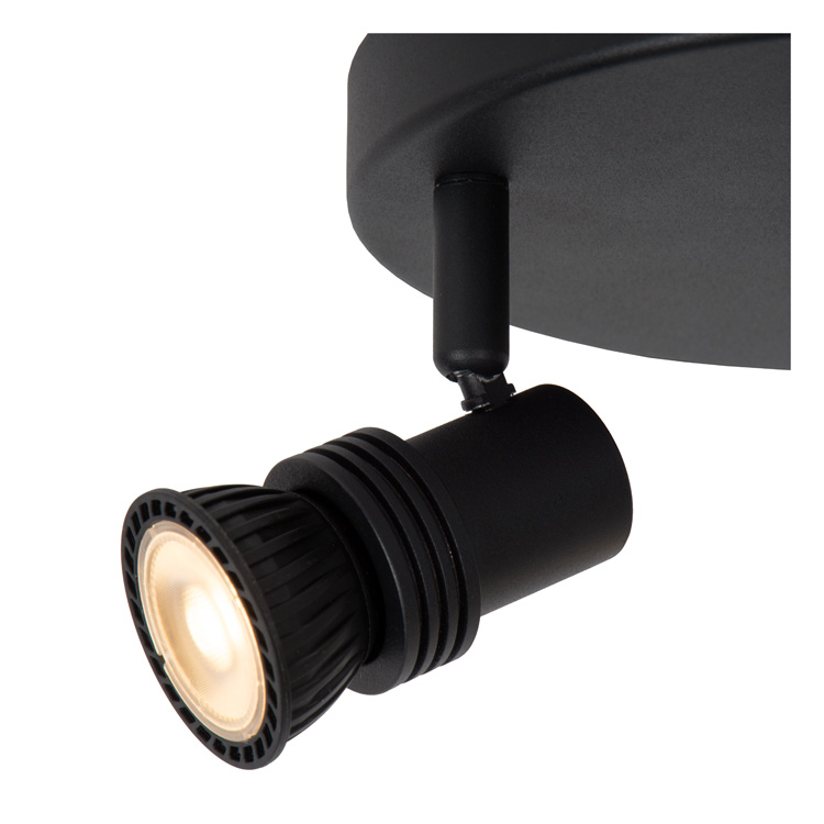 Plafondspot Vero - zwart - Ø21cm - 3xGU10