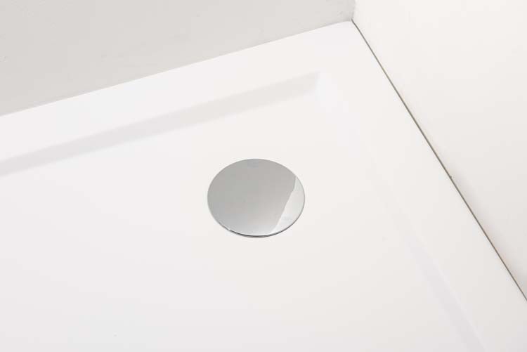 Douchebak Horst acryl mat wit 90x90cm