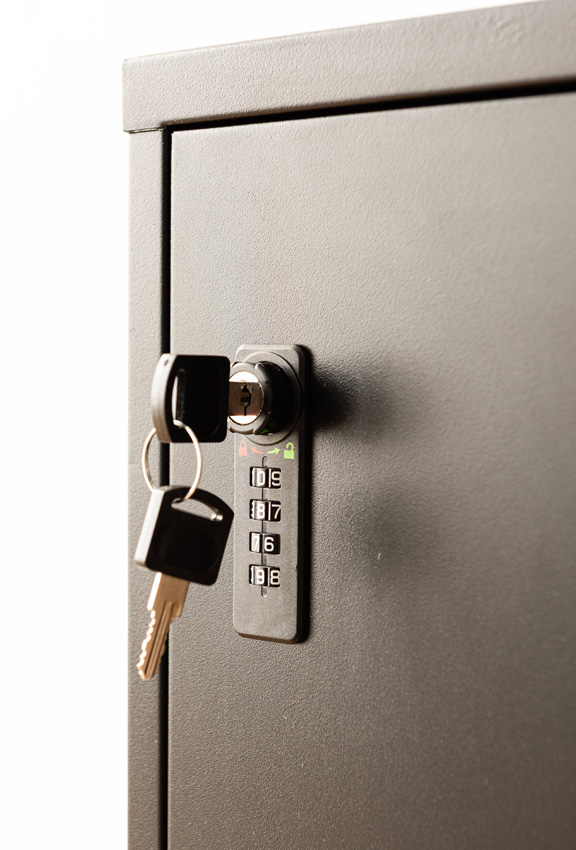 Pakketbrievenbus Wexley zwart met cijferslot