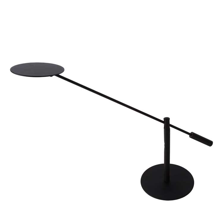 Lucide ANSELMO - Bureaulamp - Ø 25 cm - LED Dimb. - 1x9W 3000K - Zwart