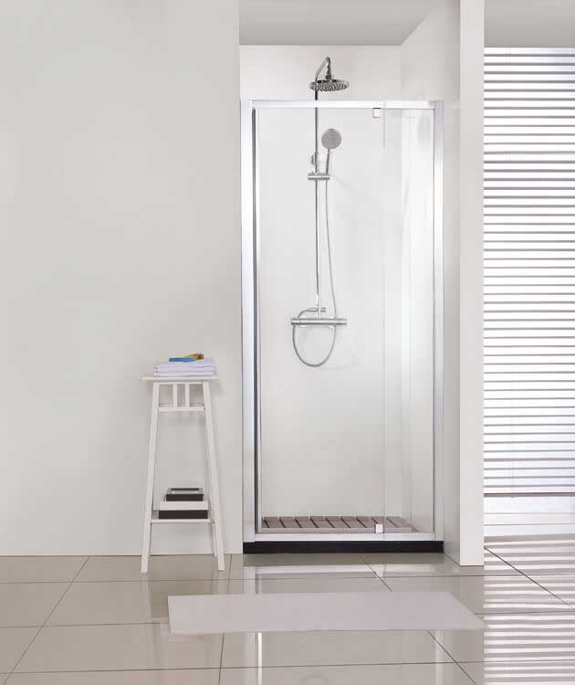 Douchedeur Urian glas/chroom 112 - 122 x 200 cm