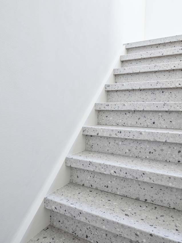 Dubbele traptrede Maestro Terrazzo grey 130x61x5,6cm