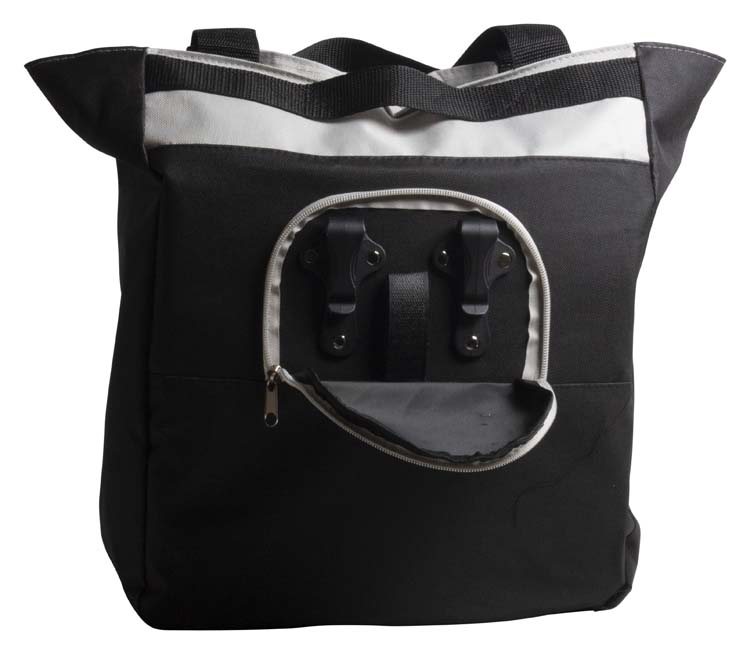Sacoche vélo noir et gris 17 l 32x40x15.5 cm