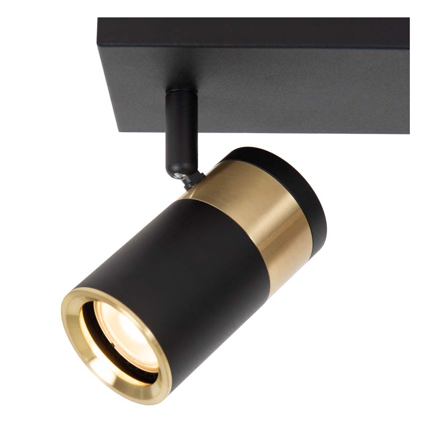 Lucide GORIK - Spot plafond - 3xGU10 - Noir