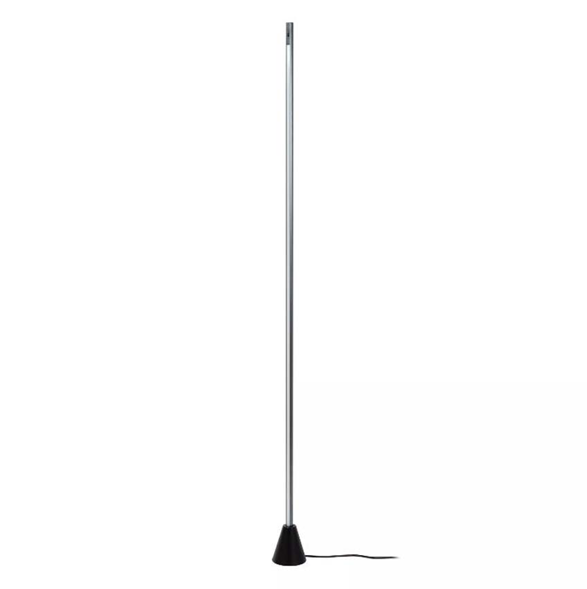 Lucide Vibes Equinox - Lampadaire - LED dimmable - CCT - 1x26W 2700K/4000K - Capteur de mouvement manuel - Fer gris
