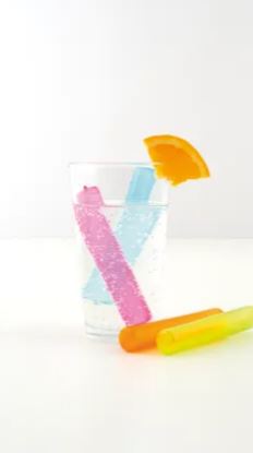 Ijssticks herbruikbaar Dotz multicolor 6 stuks