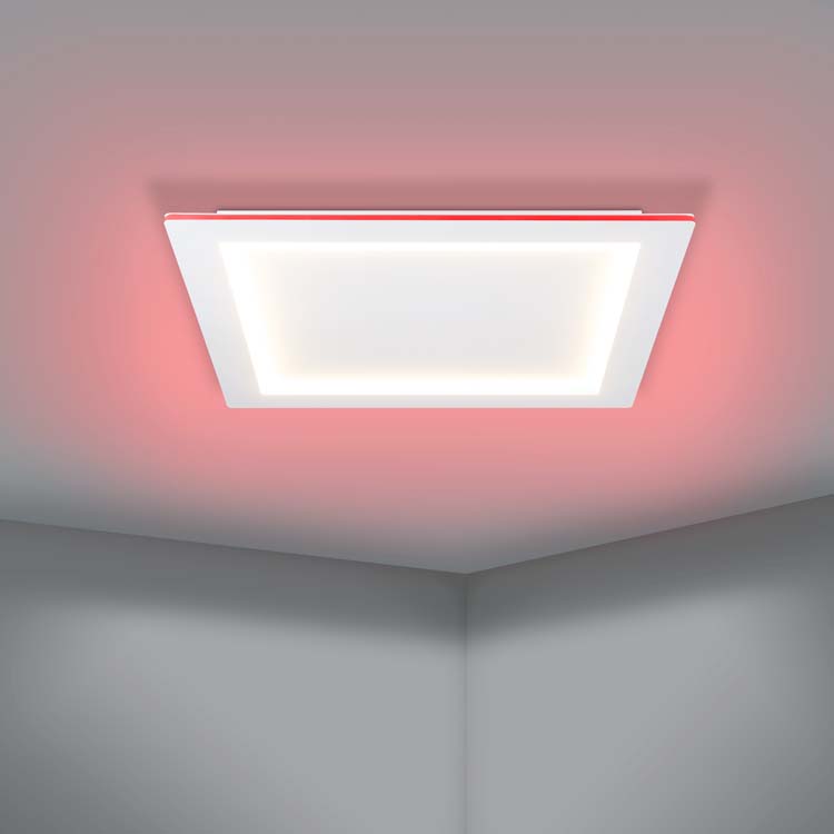 Plafonnier - blanc - 59,5x59,5cm - dimmable - LED - 1x35,5W - 2700-6500K + RGB