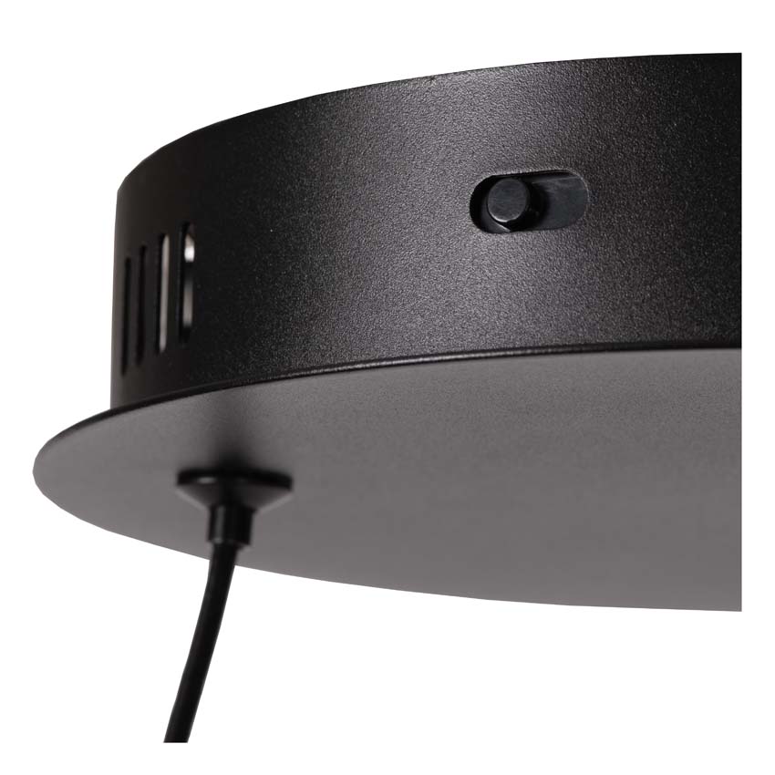 Lucide Essential Espiral - Suspension - LED dimmable - CCT - 1x40W 2700K/4000K - Noir