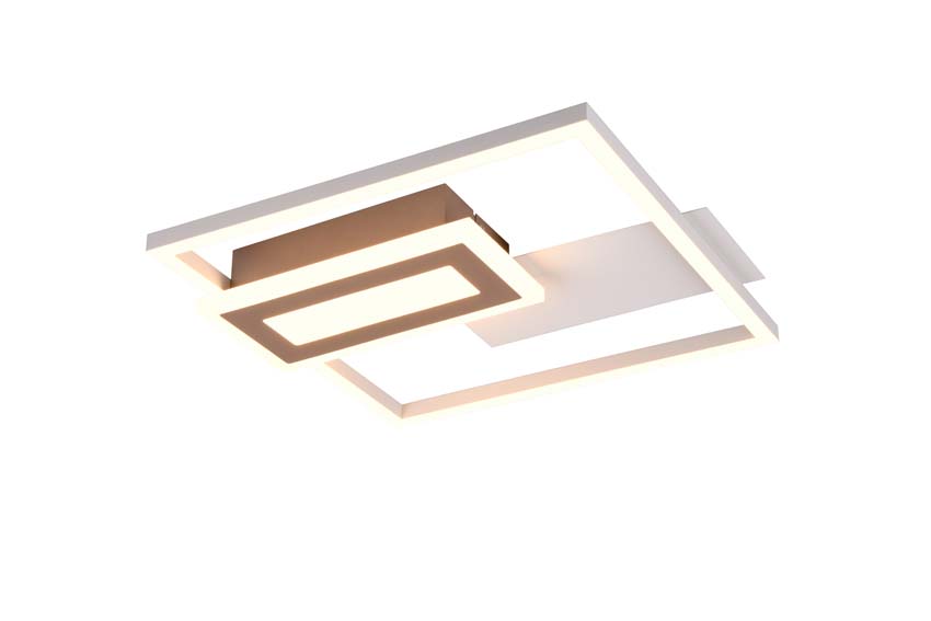 Plafonnier - blanc - 33x30cm - 22W - 3000K