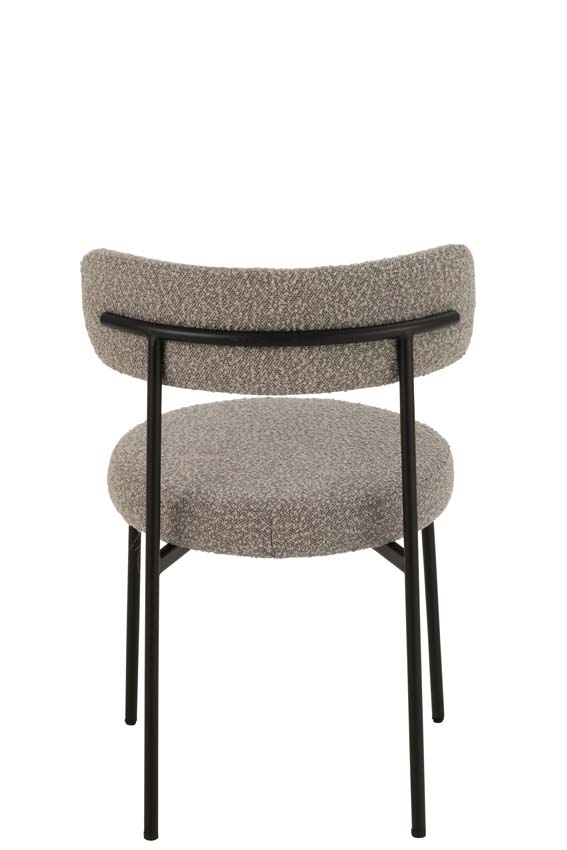 Stoel Boucle grijs