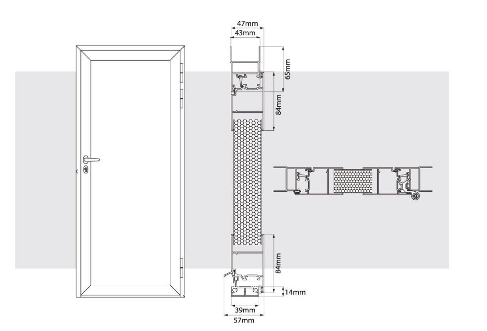 Garage metaal antraciet small 325 x 525 x 240 cm