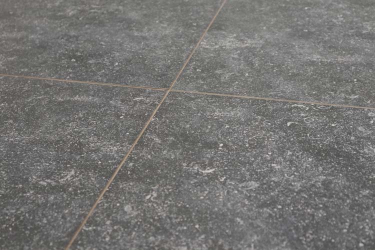 Carrelage de sol et mural Binche imitation pierre bleue gris foncé 60x60cm