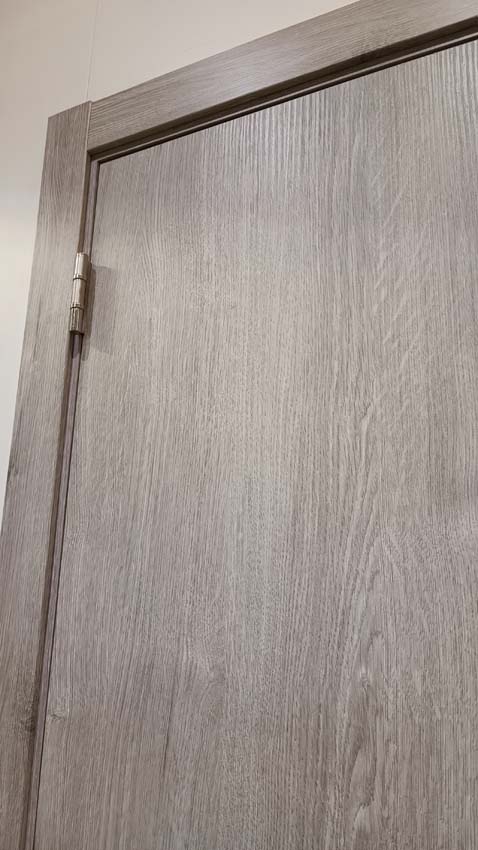 Complete binnendeur Vintage Milo grijs 201,5x63cm tubespaan omkeerbaar + deurkast 16,5cm