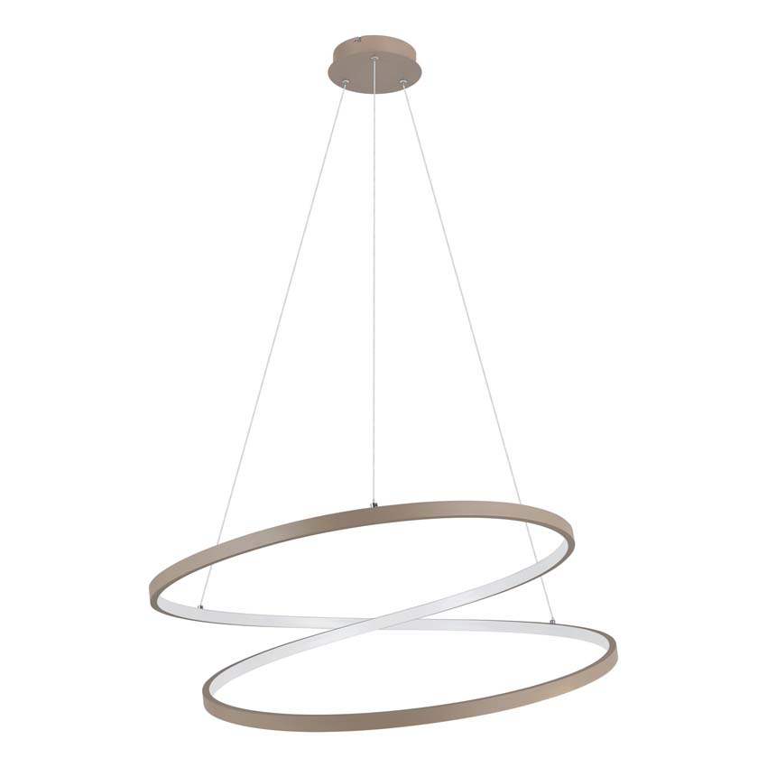 Hanglamp - Zand - Ø70cm - Dimbaar - LED - 1x42W - 3000K