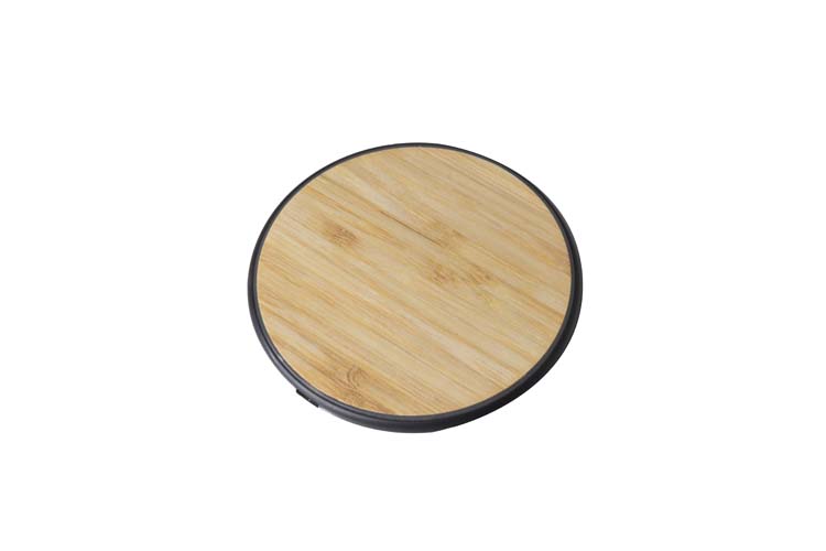 Chargeur de téléphone sans fil en bamboo