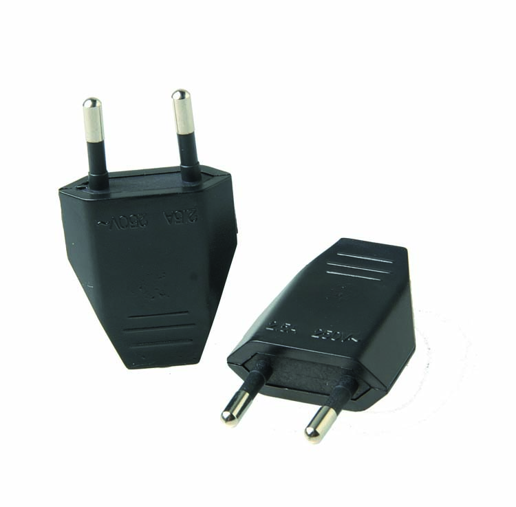 Prise 2.5A Noir 2 pcs