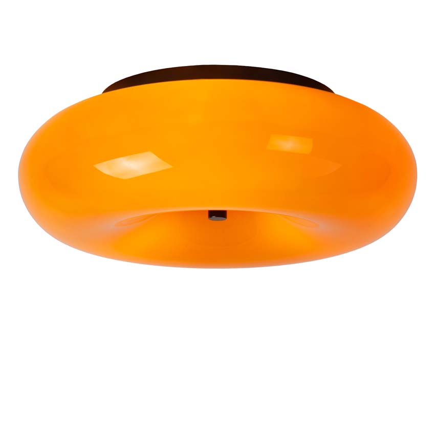 Lucide SENTINO - Plafonnier - Ø 30 cm - 3xG9 - Orange