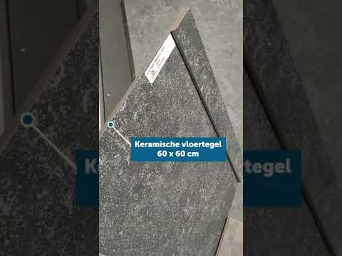 Tegel Binche donkergrijs 60x60x0.85cm Tegel Binche donkergrijs 60x60x0.85cm