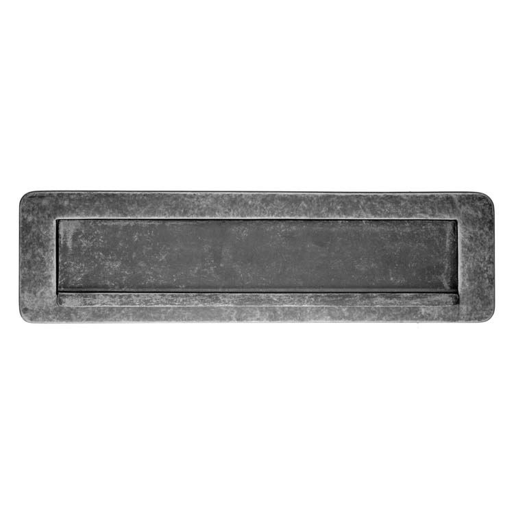 Brievenbusklep oud zilver