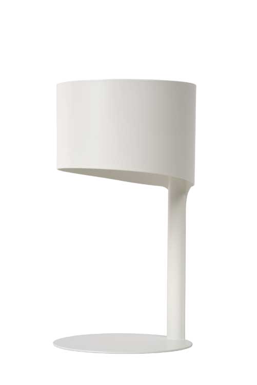 Lucide KNULLE - Tafellamp - Ø 15 cm - E14 - Wit