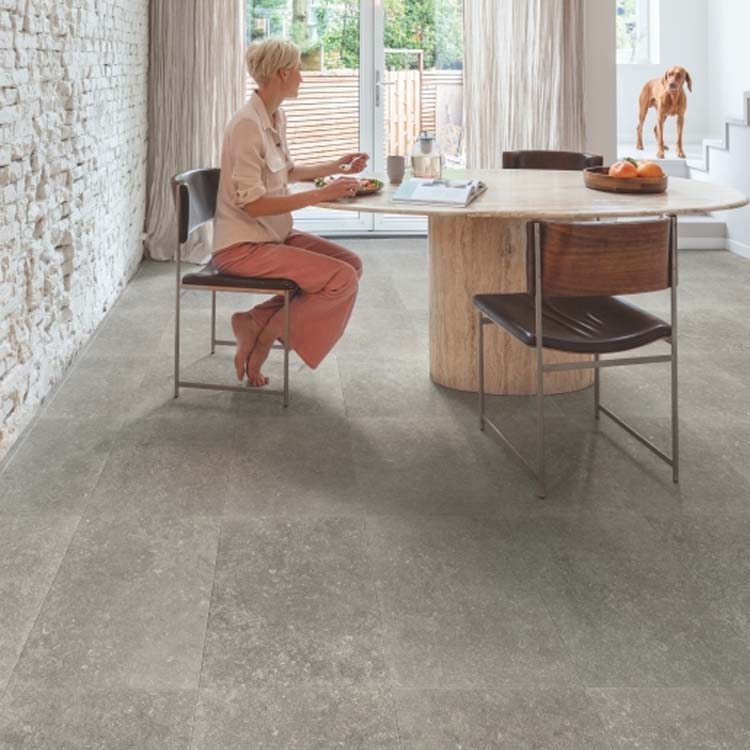 Laminaat Quick-step Muse waterproof 8mm - Gesluierde blauwsteen