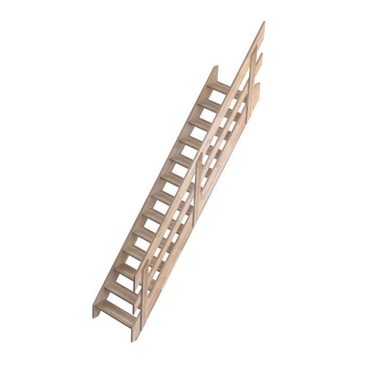 Trap eik Kerpen 280x70cm