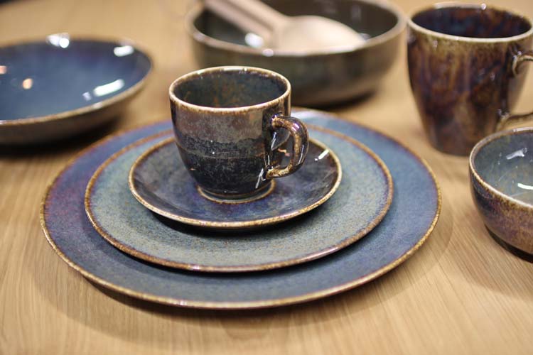 set de vaisselle Ciro porcelain famille de 4 personnes