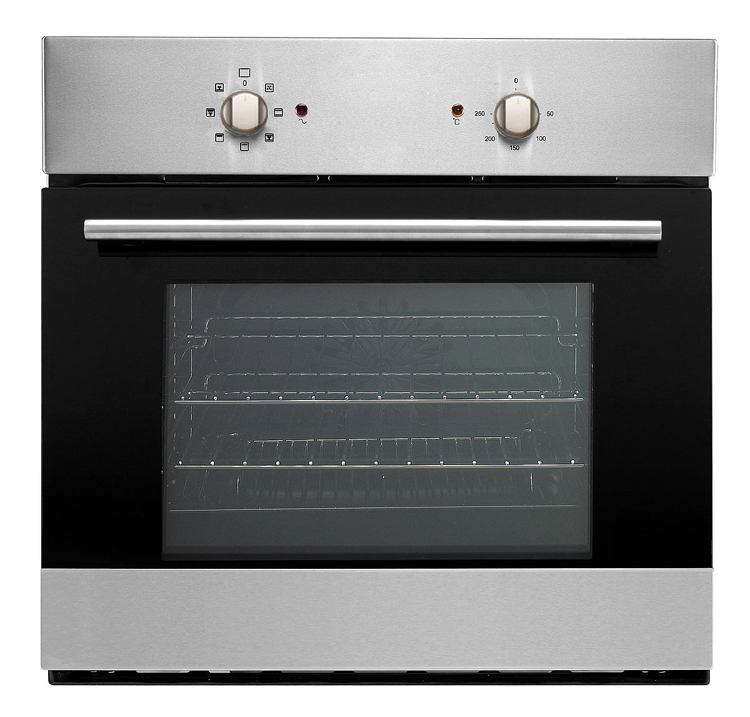 Cuisine 370cm - gris/chêne foncé - plaque de cuisson vitrocéramique