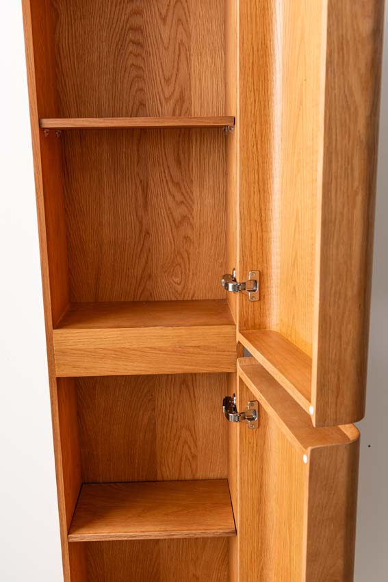 Kolomkast Floris eik hangend 170x40x35cm Kolomkast Floris eik hangend 170x40x35cm