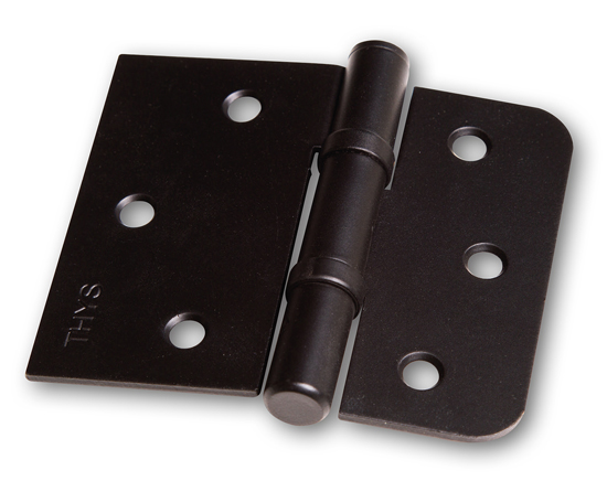 Porte intérieure complète Pro noir 201,5x78cm tubulaire gauche + châssis coulissant 15,5-18cm