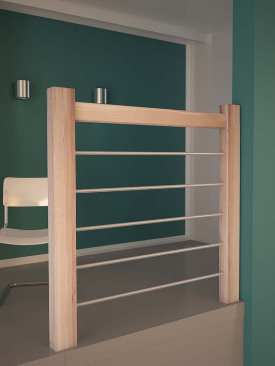 Parapet hêtre Wolfsburg 100cm
