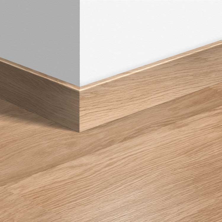 Plinthe parquet Quick-Step 14 x 77 x 2400 mm Chêne verni blanc 1