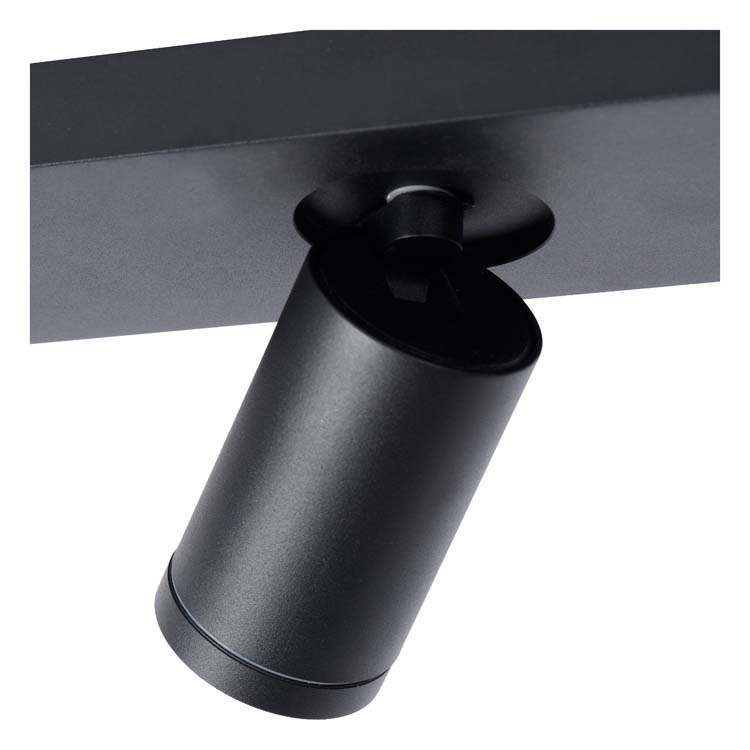TAYLOR Spot Plafond 2x GU10/5W IP44 DTW  Noir