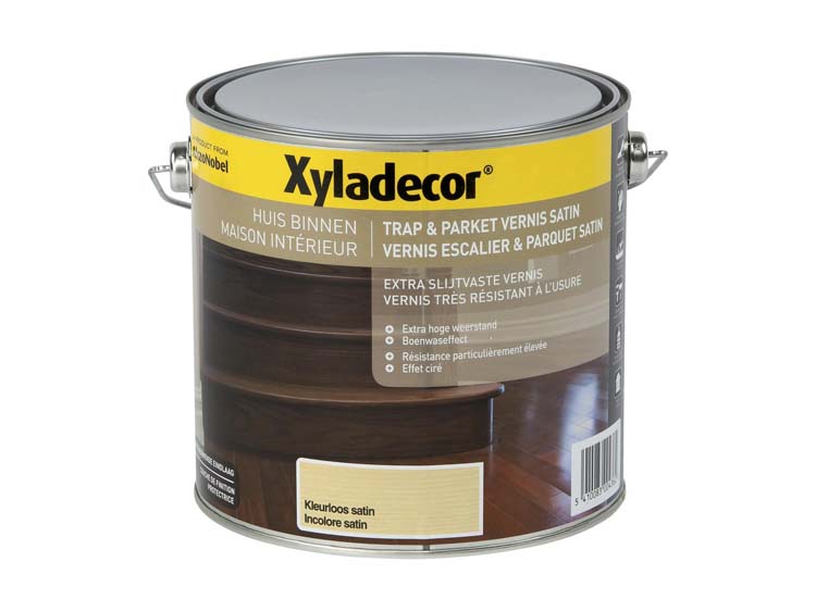 Xyladecor vitrificateur escalier & parquet satin 2,5l