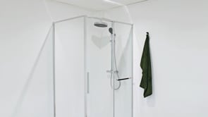 Doucheschuifdeur Ulani chroom 118-120x200cm