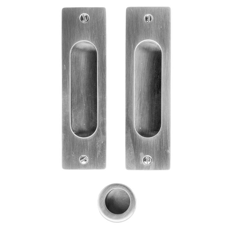 Inkapschelp pro altamura ovaal  vierkant inox look per set
