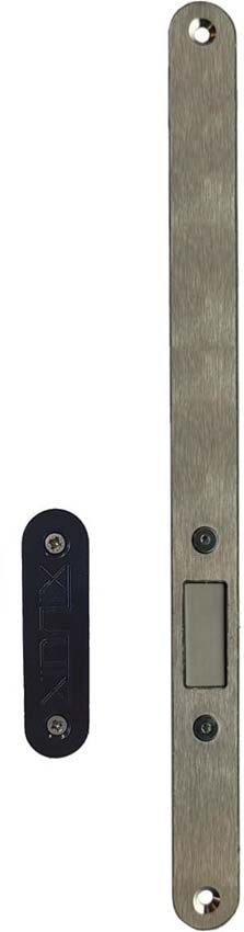 Serrure à rouleau magnétique Xinnix en acier noir 2,2x19cm pour X40 201,5 & 231,5cm