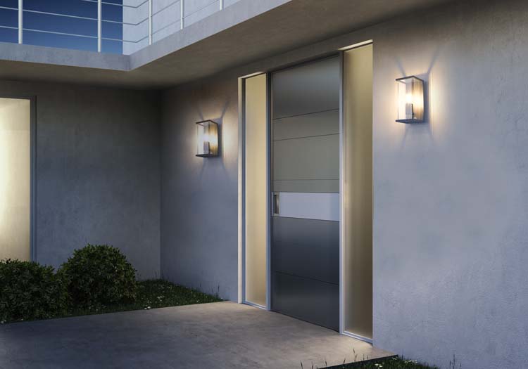 Wandlamp buiten - antraciet - E27 - IP54