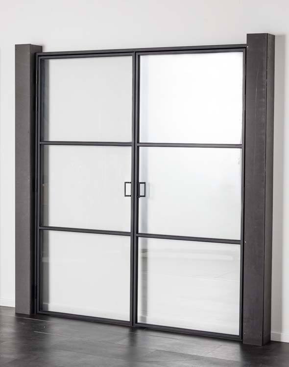 Porte intérieure 2x 3W Glass trixi 1760x2040mm gauche