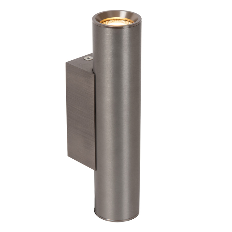 Wandspot Alba - grijs ijzer - 2xGU10