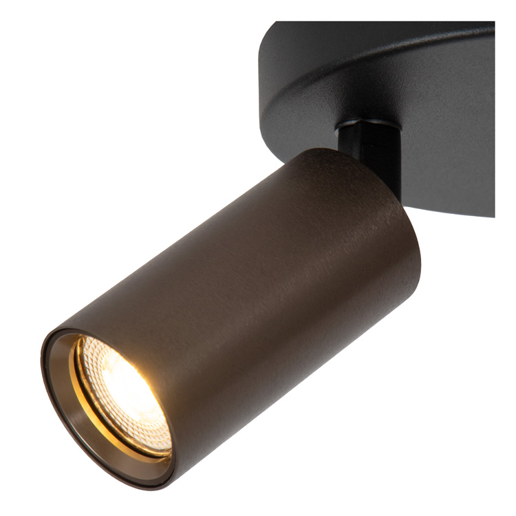Spot plafond Zen - café - Ø18cm - 3xGU10