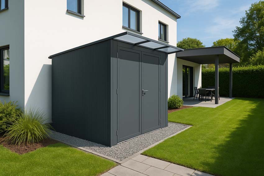 Abri de jardin metal Seine M 308 x 308 x 240 cm Abri de jardin metal Seine M 308 x 308 x 240 cm