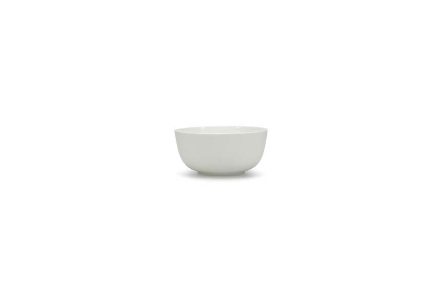 Kom Alura porselein wit Ø14x6,5cm