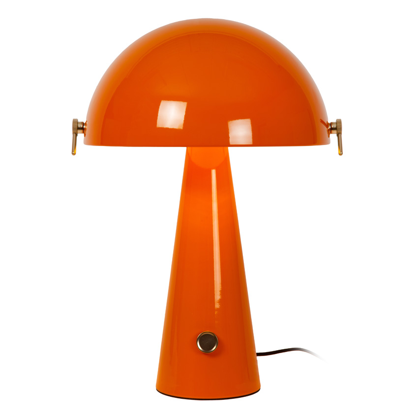 Lucide Vibes Barone - Lampe de table - Ø38cm - 1xE27 - Orange