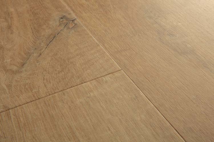 Vinyl vloer Quick-Step Bloom plank 6mm katoen naturelle eik natuur 149,4x20,9cm met ondervloer
