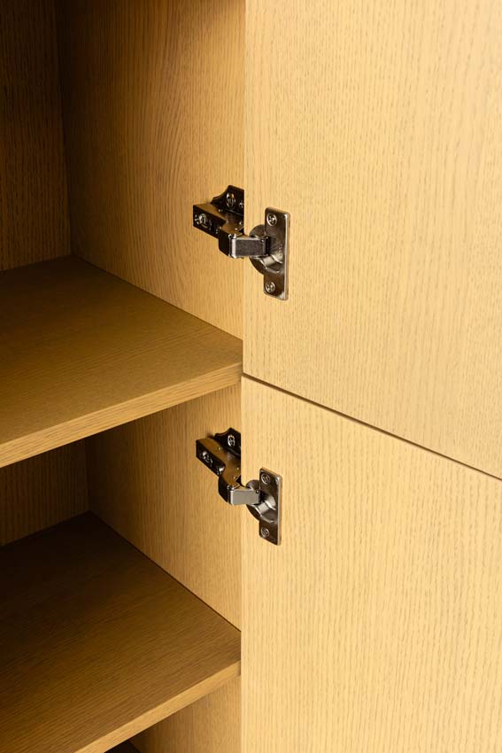 Armoire colonne Waldorf chêne suspendue 170x40x35cm