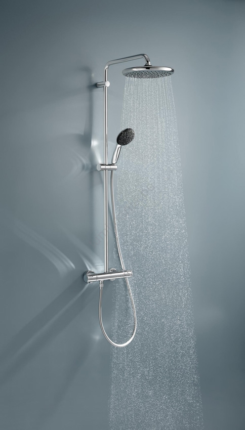 Doucheset Grohe Vitalio Start 250 thermostatisch opbouw glanzend chroom